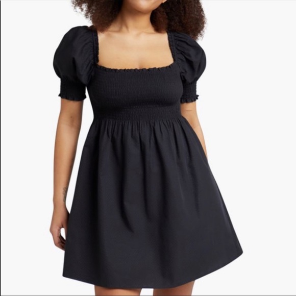 Hill House Dresses & Skirts - HILL HOUSE HOME ATHENA NAP DRESS - Black Dot - M